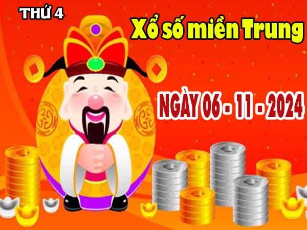 Kết quả XSMT ngày 6/11/2024 - Thống kê KQXS miền Trung thứ 4